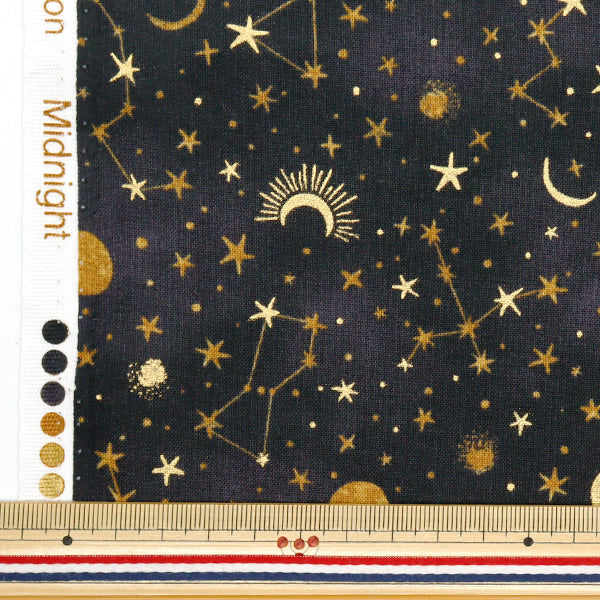 [Quantity starting from 5] Fabric "NOVA Sheeting Midnight Black NSE-MID-BK" KOKKA 【Yuzawayaoriginal】