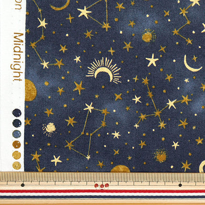 [Quantity starting from 5] Fabric "NOVA Sheeting Midnight Navy NSE-MID-NV" KOKKA 【Yuzawayaoriginal】