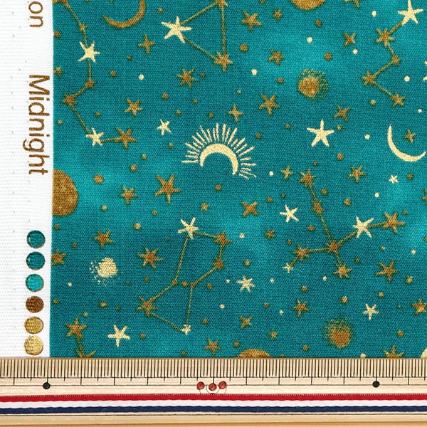 [Quantity starting from 5] Fabric "NOVA Sheeting Midnight Green NSE-MID-GR" KOKKA 【Yuzawayaoriginal】
