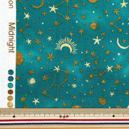 [Quantity starting from 5] Fabric "NOVA Sheeting Midnight Green NSE-MID-GR" KOKKA 【Yuzawayaoriginal】