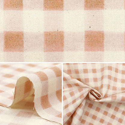 [Quantity starting from 5] Fabric "Colorful Canvas" Sheeting Watercolor Block Check Pink COCAN-WBC-PI" KOKKA