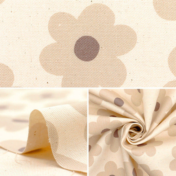 [Quantity starting from 5] Fabric "NOVA Oxford Sweet Blossom Beige NOX-SB-BE" KOKKA 【Yuzawayaoriginal】