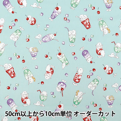【数量5から】 生地 『NOVA シーチング シーソーダ サックス NSE-SODA-SA』 KOKKA コッカ 【ユザワヤオリジナル】