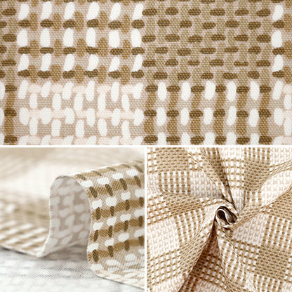 [Quantity starting from 5] Fabric "NOVA Oxford Knit Check Beige NOX-KCHE-BE" KOKKA 【Yuzawayaoriginal】