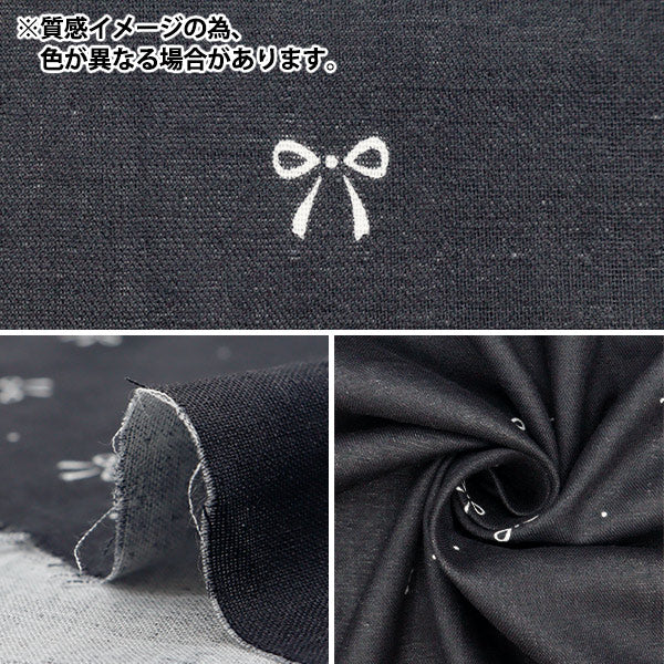 [From quantity 5] Fabric 『double gauze RibbonPattern pink WGPPR-PK"