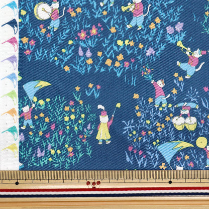 [Quantity starting from 5] Fabric "Twill Marching Blue CHTW-MAR-BL"
