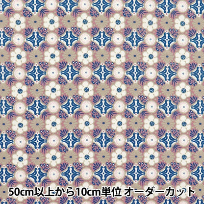 [Quantity starting from 5] Fabric 『Scare Print Flower Pink CHSQ-HAN-PK"