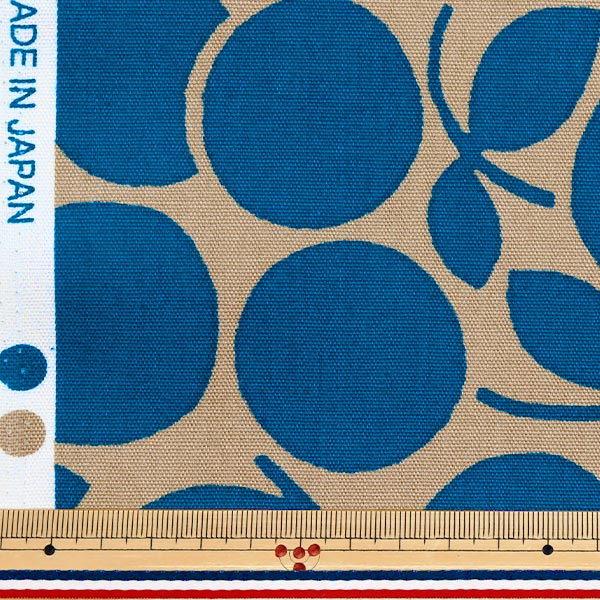 [Quantity starting from 5] Fabric 『Oxford marumaru Blue GT-MARU-BL"