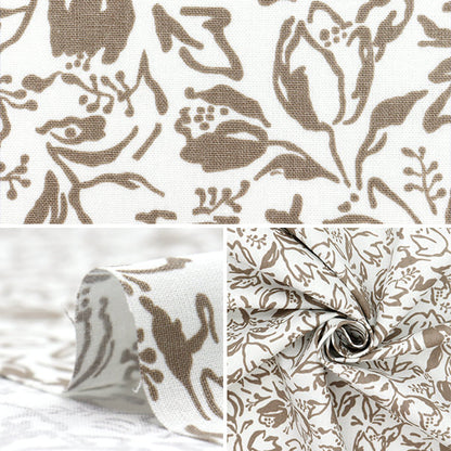 [Quantity starting from 5] Fabric The Munsell Collection Sheeting Tulip Beige YUZ-924-1" 【Yuzawayaoriginal】