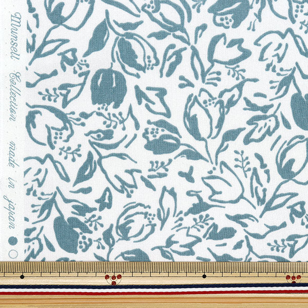 [Quantity starting from 5] Fabric The Munsell Collection Sheeting Tulip Blue YUZ-924-2" 【Yuzawayaoriginal】
