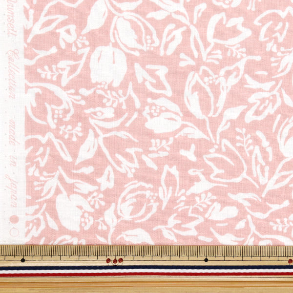 [Quantity starting from 5] Fabric The Munsell Collection Sheeting Tulip Pink YUZ-924-3" 【Yuzawayaoriginal】