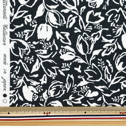[Quantity starting from 5] Fabric The Munsell Collection Sheeting Tulip Charcoal YUZ-924-4" 【Yuzawayaoriginal】