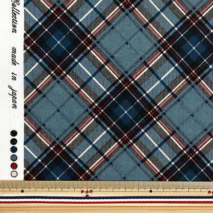 [Quantity starting from 5] Fabric "Munsell Collection Sharting Check Dark Blue YUZ-928-1" 【Yuzawayaoriginal】