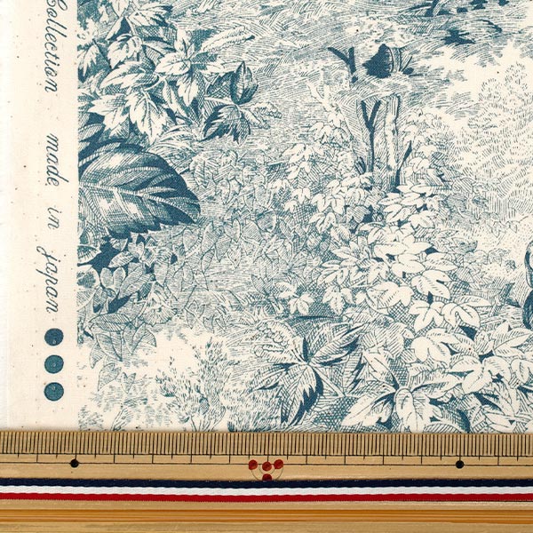 [Quantity from 5] Fabric 『ブロード ジュイ ブルー YUZ-934-2" 【Yuzawayaoriginal】