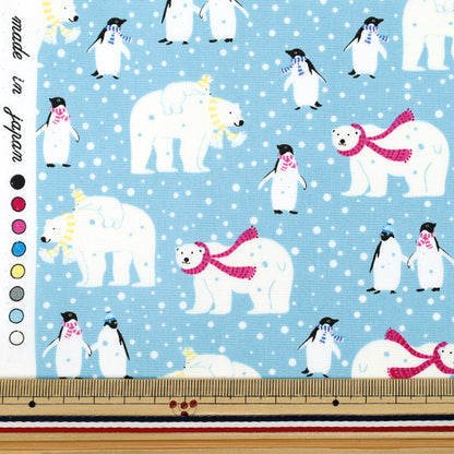 [Quantity from 5] Fabric “Broad Penguin Saxophone YUZ-940-4" 【Yuzawayaoriginal】