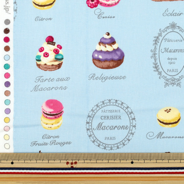 [Quantity from 5] Fabric 『Sharting Suites Sky YUZ-943-3" 【Yuzawayaoriginal】