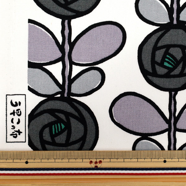 [Quantity starting from 5] Fabric "Usako's cloth" Oxford Rose Gray ACS1116-C" COTTON KOBAYASHI