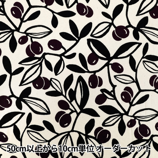 [Quantity starting from 5] Fabric "Usako's cloth" Oxford Olive Kinari x Purple ACS1136-A" COTTON KOBAYASHI
