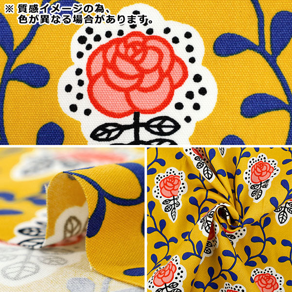 [Quantity starting from 5] Fabric "Usako's cloth" Oxford Florence Grey x Red ACS1139-B" COTTON KOBAYASHI