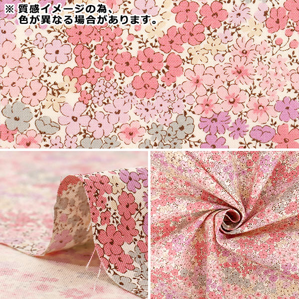 [Quantity starting from 5] Fabric 『Sheeting Champed Fleur Blue ACS1126-B" COTTON KOBAYASHI