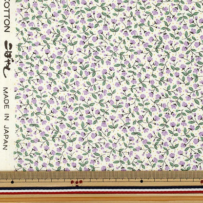 [Quantity starting from 5] Fabric 『Sheeting Floral Flower Purple ACS1145-B" COTTON KOBAYASHI