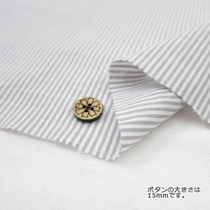 [来自数量5] 织物 “染色条纹co-sts-gy（灰色）”