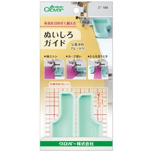 Sewing machine assistance "Nishiro Guide with Plate 37-188" Clover
