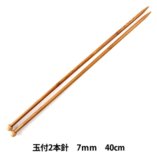 编织针 “硬竹编织针 两针40厘米7毫米] Mansell Mansel