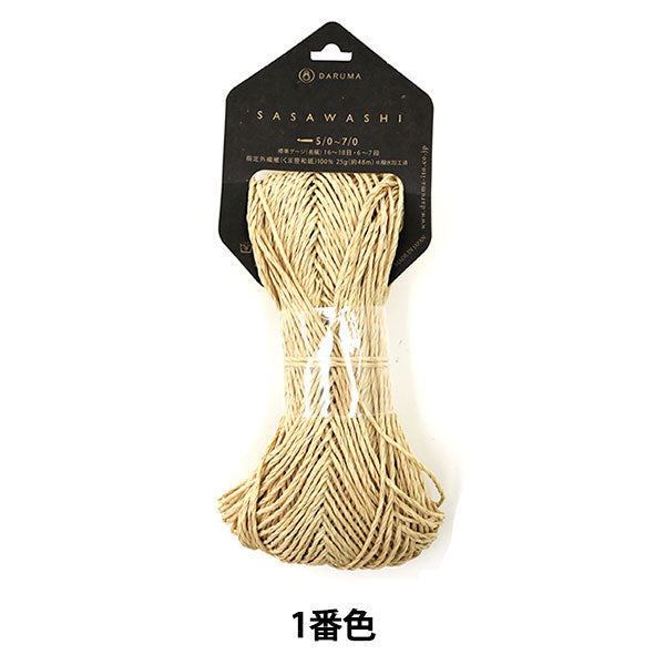春夏纱线 “ Sasawashi（Sasa Washi）1” DARUMA 横田