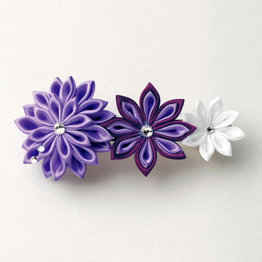 手工艺套件“缎子织物与Tsumamizaiku Valletta Purple LH-406] Panami Panami takagi纤维