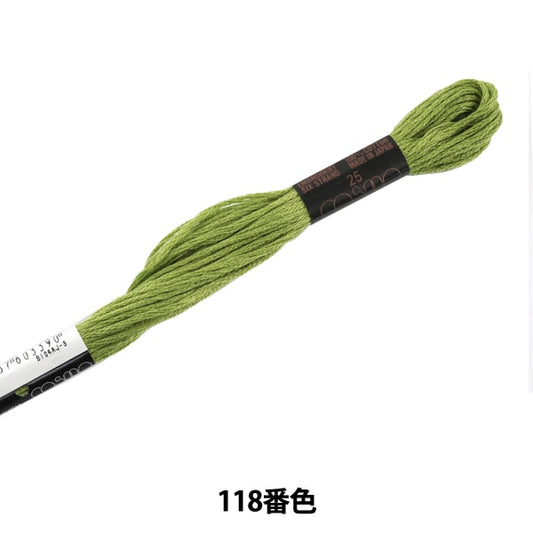 刺绣线程“ Cosmo 25 No. 25绣花线118” Lecien Lecien Cosmo Cosmo
