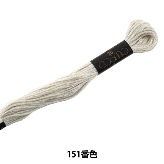 刺绣线程“ Cosmo 25 No. 25绣花线151颜色” Lecien Lecien Cosmo Cosmo