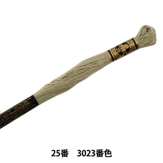 Embroidery thread "DMC No. 25 embroidery thread 3023" DMC DMSea