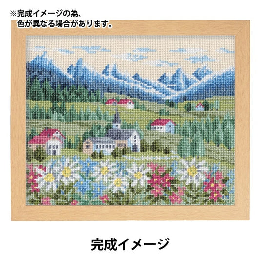 Embroidery kit "Cross stitch embroidery kit ono Megumi's flower garden Alps 7309" Olympus