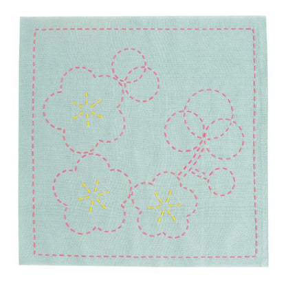 Embroidery Fabric "The series that everyone can do is easy"SashikoHanafukin "Ume 271" Olympus