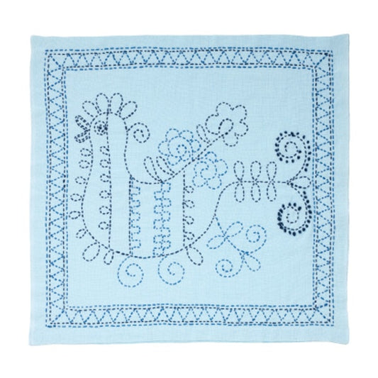 Embroidery kit "Blue Flowers and Natori" Tulip Tulip