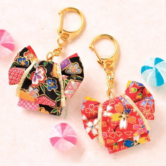 手工艺品套件“日本钥匙扣迷你乐队” Panami Panami Panami takagi Fiber