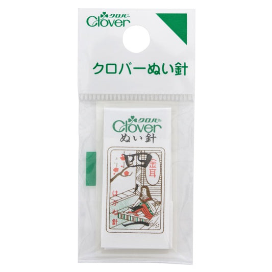 Hand sewing needle "N-gold ear needle Shikino 12-221" Clover