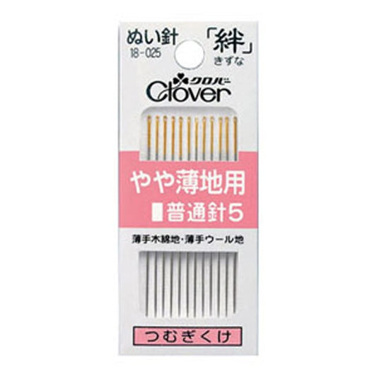 Hand sewing needle "Drew needle bonds and light ground ordinary needles 5 P5 18-025" Clover