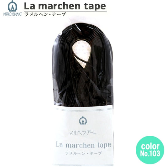 手工艺胶带“ Lamel Hen Tape 3mm 100m搪瓷黑色” Marchenart Fairy Art