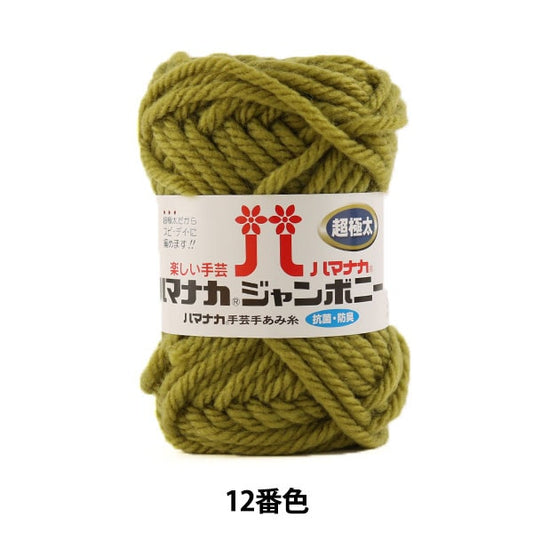 纱线 “ Hamanaka Jumbony Super Fighter 12颜色” Hamanaka