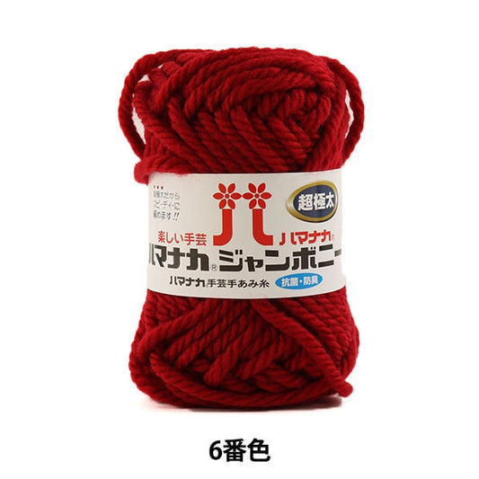 纱线 “ Hamanaka Jumbony Super Furious第六颜色” Hamanaka