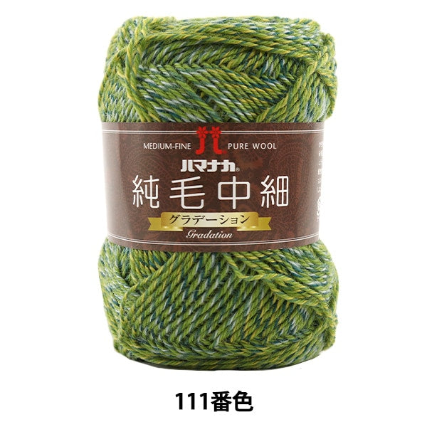秋冬纱线 “纯头发中间薄（等级）111颜色” Hamanaka