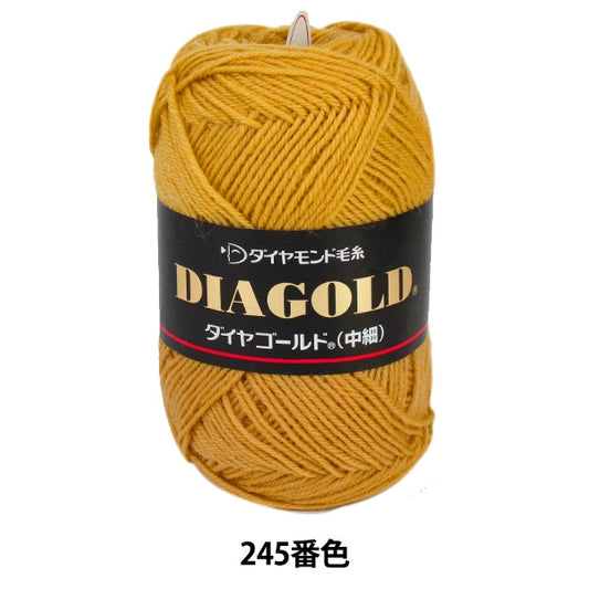 秋冬纱线 “ Dia Gold（Diamond Gold）中等 - 薄245颜色” DIAMOND KNITTING YARN