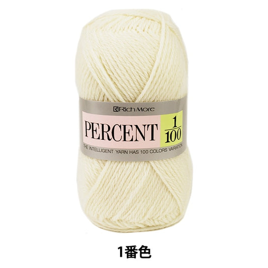 秋冬纱线 “百分比（百分比）1/100 1（OFF -WHITE）包裹” Richmore Richmore