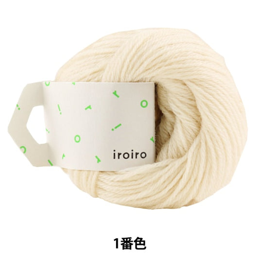 纱线 “ iroiro（各种）颜色1-白色” daruma DARUMA 横田