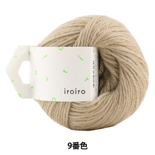 纱线 “ iroiro（各种）第9彩色米色” Daruma DARUMA 横田