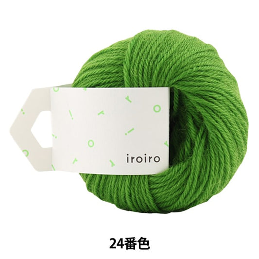 Yarn "IROIRO (various) 24th color moss" DARUMA DARUMA Yokota
