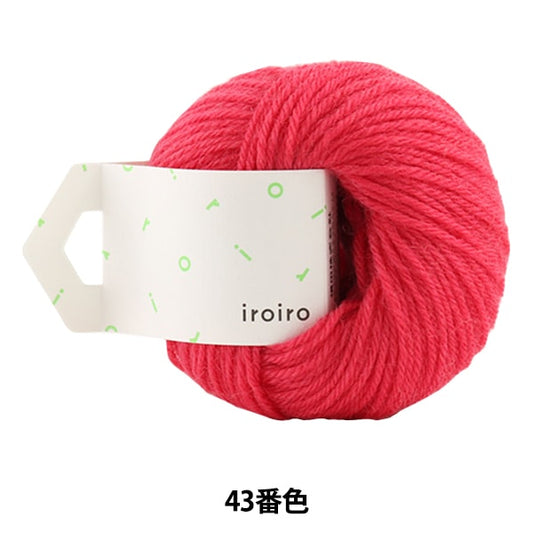 纱线 “ iroiro（各种）第43颜色萝卜” daruma DARUMA 横田