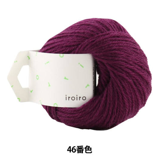 纱线 “ iroiro（各种）第46颜色紫色” daruma DARUMA 横田